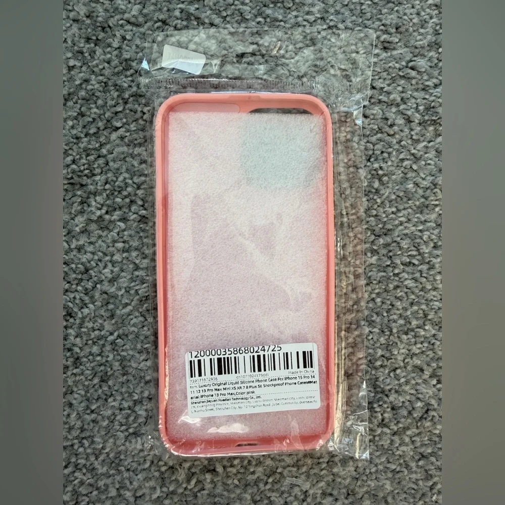 Pink Silicone iPhone 13 Pro Max Case – Soft Protective Matte Phone Cover